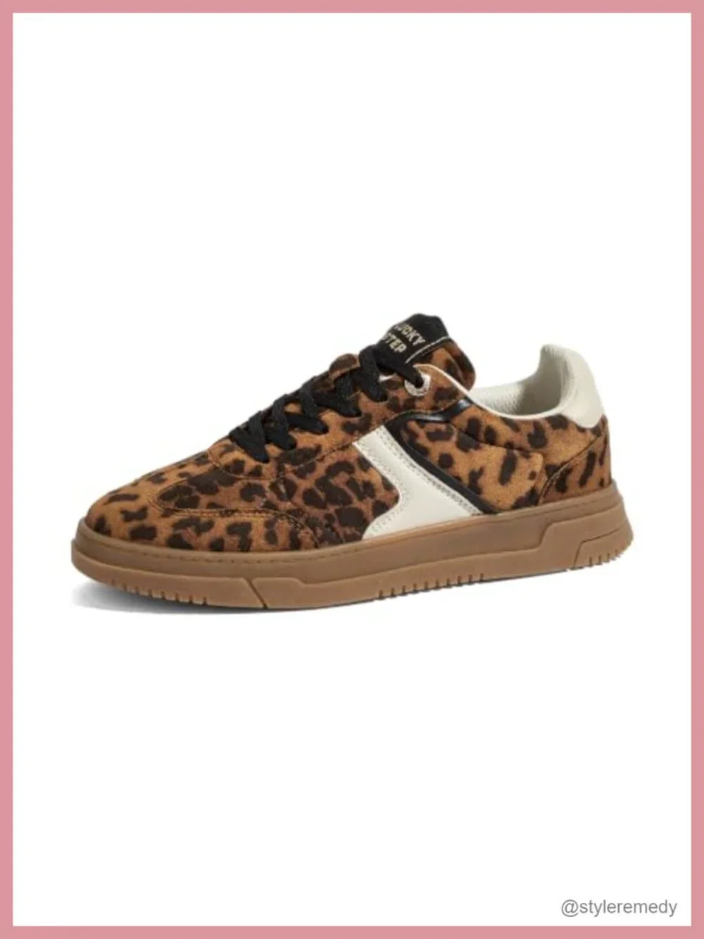 Women's Platform Sneakers Thick Sole Non-Slip Casual Lace-Up Shoes Microfiber PU